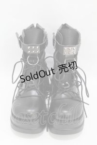 NieR Clothing / 軽量×厚底ブーツ【内側防寒仕様】 EU37 黒 H-25-05-10-1002-PU-SH-KB-ZH