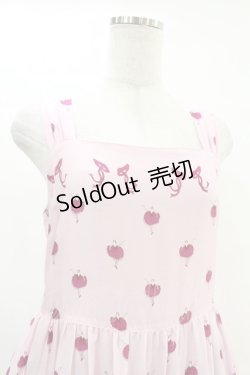 画像4: Jane Marple / Pas de bourreeティアードドレス  ピンク H-25-05-10-1017-JM-OP-KB-ZH