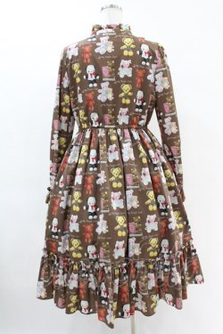 画像2: Emily Temple cute / mini Fluffy Bearsワンピース  ブラウン H-25-05-10-1021-ET-OP-KB-ZH