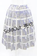 Jane Marple / Royal Stampのタックスカート  ネイビー H-25-05-10-006-JM-SK-KB-ZH