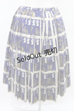 画像3: Jane Marple / Royal Stampのタックスカート  ネイビー H-25-05-10-006-JM-SK-KB-ZH