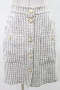 MILK / スイートハートスカート  サックスチェック H-25-05-10-010-ML-SK-KB-ZH