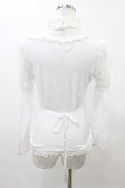 画像3: FRILL / チョーカー風ホルターカットソー  白 H-25-05-10-012-HN-TO-KB-ZH