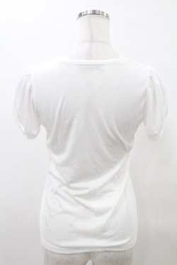 画像2: PEACE NOW / プリントパフカットソー  白 H-25-05-10-018-PU-TO-KB-ZH