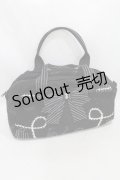 FRILL / プリントボストンバッグ  黒 H-25-05-10-021-HN-BG-KB-ZH