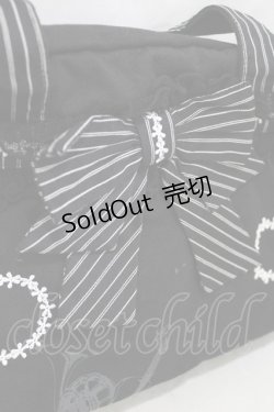 画像3: FRILL / プリントボストンバッグ  黒 H-25-05-10-021-HN-BG-KB-ZH