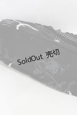画像5: FRILL / プリントボストンバッグ  黒 H-25-05-10-021-HN-BG-KB-ZH