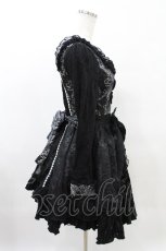 画像2: FRILL / ラビットフリルリボンワンピース  ブラック H-25-05-10-002-HN-OP-KB-ZH (2)