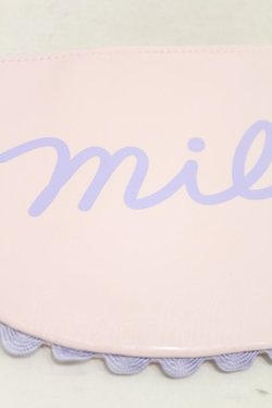 画像3: MILK / ラウンドポーチ  ピンク H-25-05-10-022-ML-ZA-KB-ZH