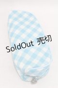 MILK / ギンガムポーチ  サックス H-25-05-10-023-ML-ZA-KB-ZH