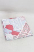 MILK / Patch girlスカーフ  サックスベース×ビビットピンク H-25-05-10-027-ML-ZA-KB-ZH