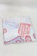 画像2: MILK / Patch girlスカーフ  サックスベース×ビビットピンク H-25-05-10-027-ML-ZA-KB-ZH (2)