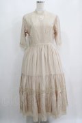 an another angelus / レース使いティアードロングワンピース Free L/BEIGE H-25-05-12-029-CA-OP-NS-ZH