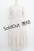 an another angelus / レース使いティアードロングワンピース Free L/BEIGE H-25-05-12-029-CA-OP-NS-ZH