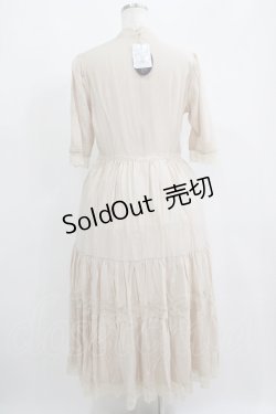 画像3: an another angelus / レース使いティアードロングワンピース Free L/BEIGE H-25-05-12-029-CA-OP-NS-ZH