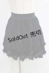 axes femme / シフォンスカート M ブラック H-25-05-12-030-AX-SK-NS-ZH