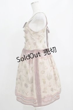 画像2: ALICE and the PIRATES / Little dreaming sailor〜屋根裏部屋のちいさな冒険〜柄ジャンパースカートI Free ボルドー H-25-05-12-004-PA-OP-NS-ZH