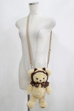 画像1: BABY,THE STARS SHINE BRIGHT / くまくみゃポシェット  ミルクティー H-25-05-12-044-BA-BG-NS-ZH