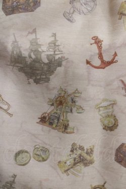 画像4: ALICE and the PIRATES / Little dreaming sailor〜屋根裏部屋のちいさな冒険〜柄ジャンパースカートI Free ボルドー H-25-05-12-004-PA-OP-NS-ZH