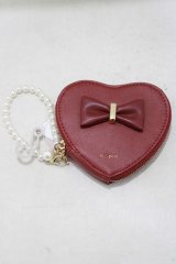m petit by misako / AMハートガタミニコイン  レッド H-25-05-12-052-LO-ZA-NS-ZH