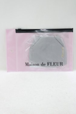 画像1: Maison de FLEUR / オリジナルマスク  グレー H-25-05-12-055-LO-ZA-NS-ZH