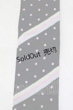 画像2: Angelic Pretty / マシュマロボーダーオーバーニー  ブラック H-25-05-12-058-AP-ZA-NS-ZH