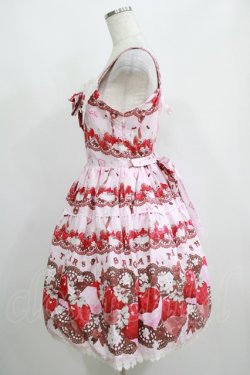 画像2: BABY,THE STARS SHINE BRIGHT / Creamy Berry Fairy Dream柄ジャンパースカートI Free ピンク H-25-05-12-005-BA-OP-NS-ZH