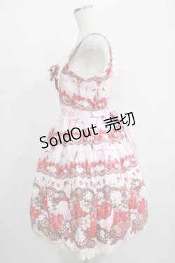画像2: BABY,THE STARS SHINE BRIGHT / Creamy Berry Fairy Dream柄ジャンパースカートI Free ピンク H-25-05-12-005-BA-OP-NS-ZH