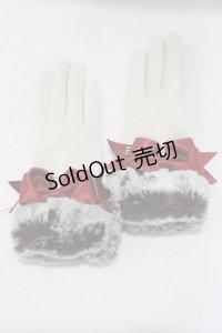 mayla classic / プリンセスコレクション ニットグローブ  アーデミーシア(アイボリー) H-25-05-12-062-LO-ZA-NS-ZH