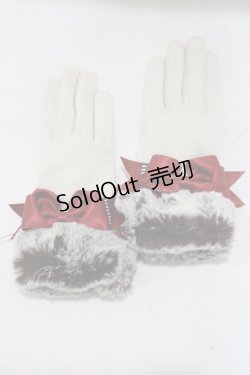 画像1: mayla classic / プリンセスコレクション ニットグローブ  アーデミーシア(アイボリー) H-25-05-12-062-LO-ZA-NS-ZH