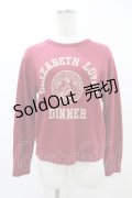 Jane Marple / Queen's tableトレーナー M レッド H-25-05-12-1032-JM-TO-KB-ZT104