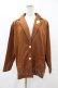 画像1: NieR Clothing / SUMMER SUIT JACKET  ブラウンストライプ H-25-05-12-1035-PU-JA-KB-ZH (1)