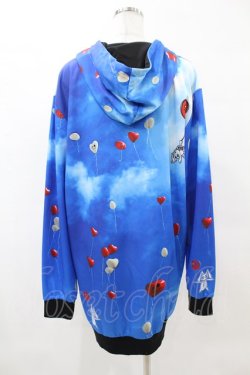 画像2: NieR Clothing / バルーンZIPパーカー  ブルー H-25-05-12-1036-PU-TO-KB-ZH