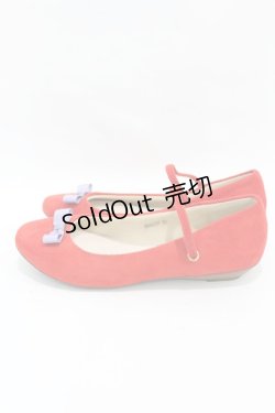 画像2: あしながおじさん / リボンストラップシューズ 23.0 赤 H-25-05-12-1004-PU-SH-KB-ZH