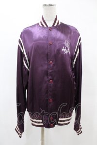 HYSTERIC GLAMOUR /ACK CAT BONEブルゾン  パープル H-25-05-12-1037-PU-JA-KB-ZT100