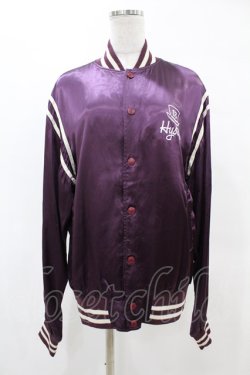 画像1: HYSTERIC GLAMOUR /ACK CAT BONEブルゾン  パープル H-25-05-12-1037-PU-JA-KB-ZH