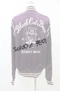 画像2: HYSTERIC GLAMOUR /ACK CAT BONEブルゾン  パープル H-25-05-12-1037-PU-JA-KB-ZH