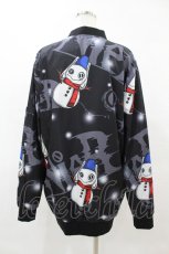 画像2: 【SALE】NieR CLOTHING / 雪だるまジャケット  黒 H-25-05-12-1038-PU-JA-KB-ZT101 (2)