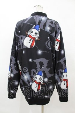 画像2: NieR Clothing / 雪だるまジャケット  黒 H-25-05-12-1038-PU-JA-KB-ZH