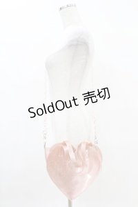 MILK / GLITTERハートBAG  ピンク H-25-05-12-1005-ML-BG-KB-ZH