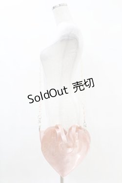 画像1: MILK / GLITTERハートBAG  ピンク H-25-05-12-1005-ML-BG-KB-ZH