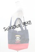 Candy Stripper / PEPE BURGER CANVAS TOTE BAGS  ネイビー H-25-05-12-1008-PU-BG-KB-ZH