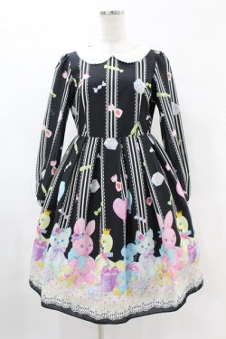 画像1: Emily Temple cute / Fancy KIDSワンピース＆カチューム  ブラック H-25-05-12-1010-ET-OP-KB-ZH