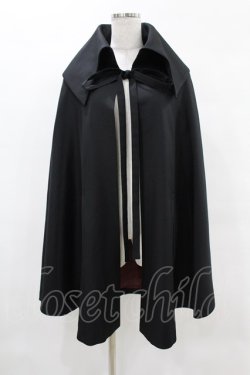 画像1: ATELIER BOZ / コウモリマント  黒 H-25-05-12-1011-EL-CO-KB-ZH