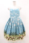 Emily Temple cute / Sheep Dreamキャミワンピース  サックス H-25-05-12-1016-ET-OP-KB-ZH