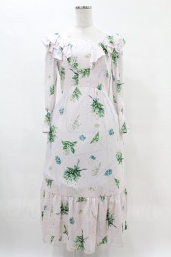 画像1: MILK / Lily bell long Dress  ベビーピンク H-25-05-12-1019-ML-OP-KB-ZH