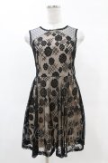 NUDE N' RUDE / Spirit wing dress S-M ベージュ×黒 H-25-05-12-1026-GO-OP-KB-ZH
