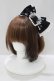 画像1: Angelic Pretty / Shiny Princessリボンカチューシャ  ブラック H-25-05-12-065-AP-AC-NS-ZH (1)