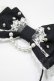 画像2: Angelic Pretty / Shiny Princessリボンカチューシャ  ブラック H-25-05-12-065-AP-AC-NS-ZH (2)
