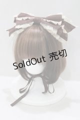 Innocent World / バラとトランプのリボンヘッドドレス  ショコラ H-25-05-12-067-IW-AC-NS-ZH
